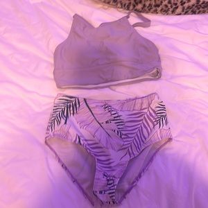 Woman’s high waisted swimsuit